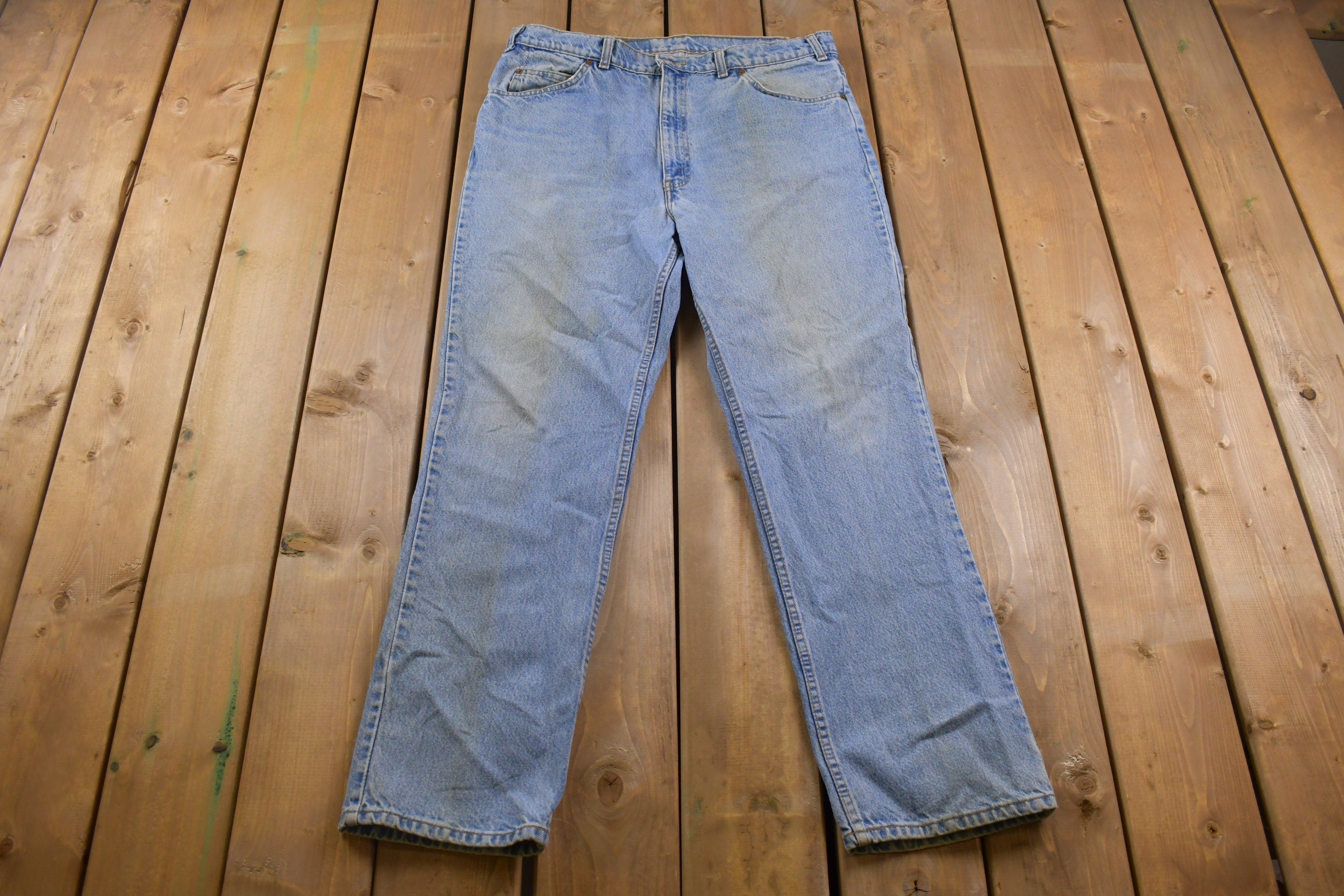 Vintage 1990s Levi's Orange Tab Jeans Size 36 x 31