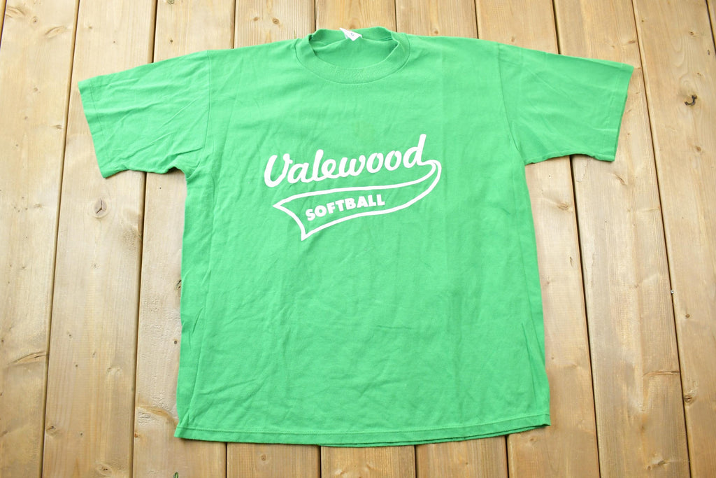 Vintage 1990s Valewood Softball Souvenir T-Shirt