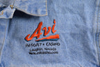 Vintage 1990s Wheel Of Fortune Denim Jean Promo Jacket