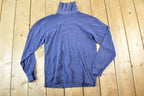 Vintage 1990s Eddie Bauer Turtleneck Sweatshirt Mens M  Made In USA  90s Souvenir Crewneck  Vintage Souvenir Crewneck  Streetwear