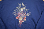 Vintage 1990s Morning Sun Flower Crewneck Sweatshirt Made In USA