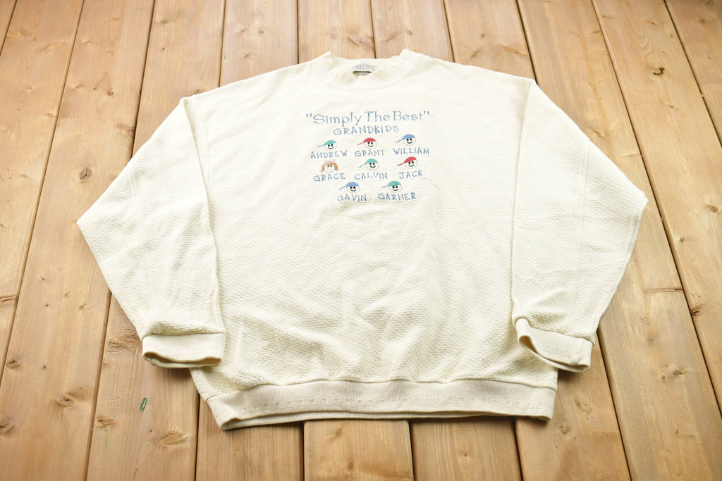 Vintage 1990s Grandkids Crewneck Sweater