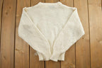 Vintage 1990s Coco Loco Loose Knit Crewneck Sweater