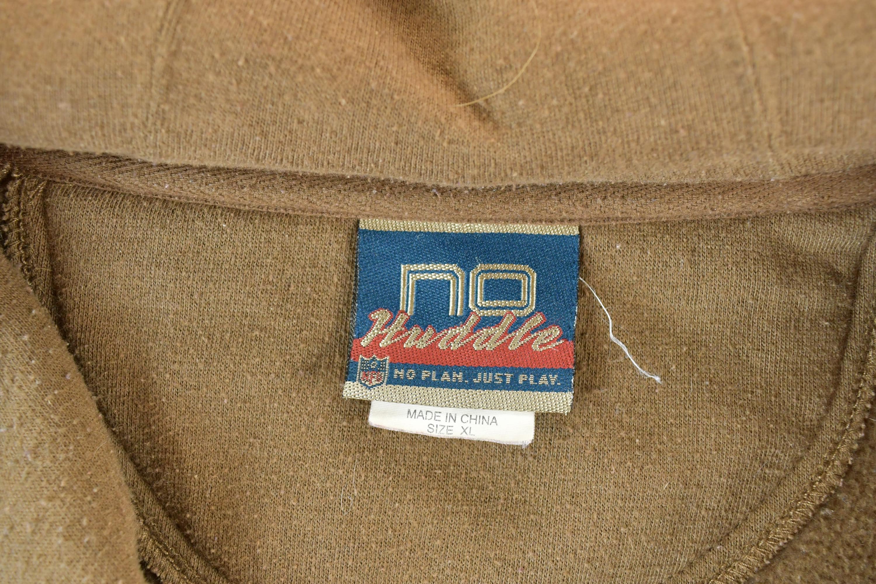 Vintage 1990s Cleveland Browns Full Zip NFL Hoodie Sweatshirt
