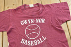Vintage 1980s Youth Russell Athletic Gwyn Noir Baseball T-Shirt Youth S