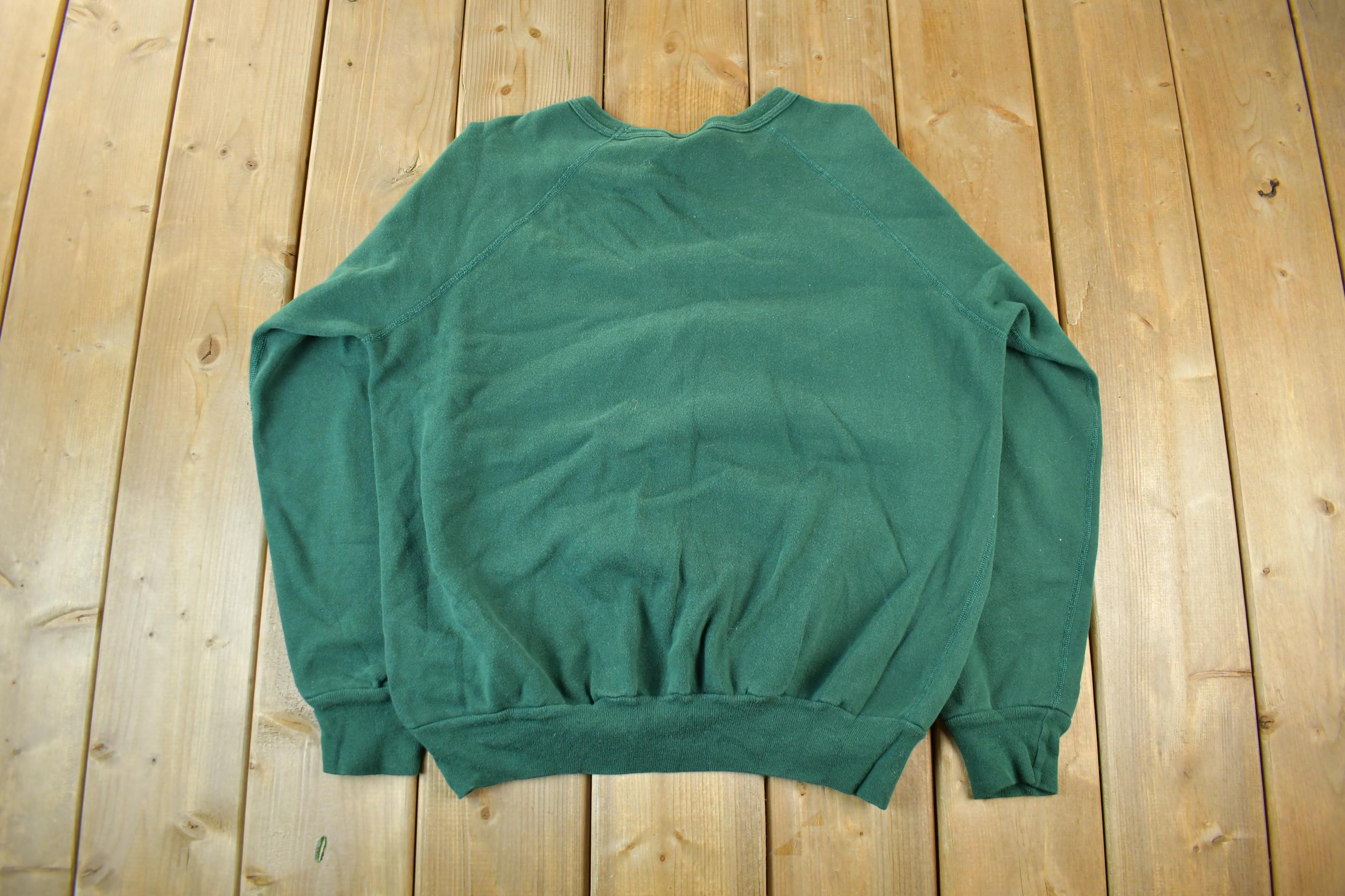 Vintage 1980s University of Toronto Collegiate Crewneck Sweatshirt Men's Medium