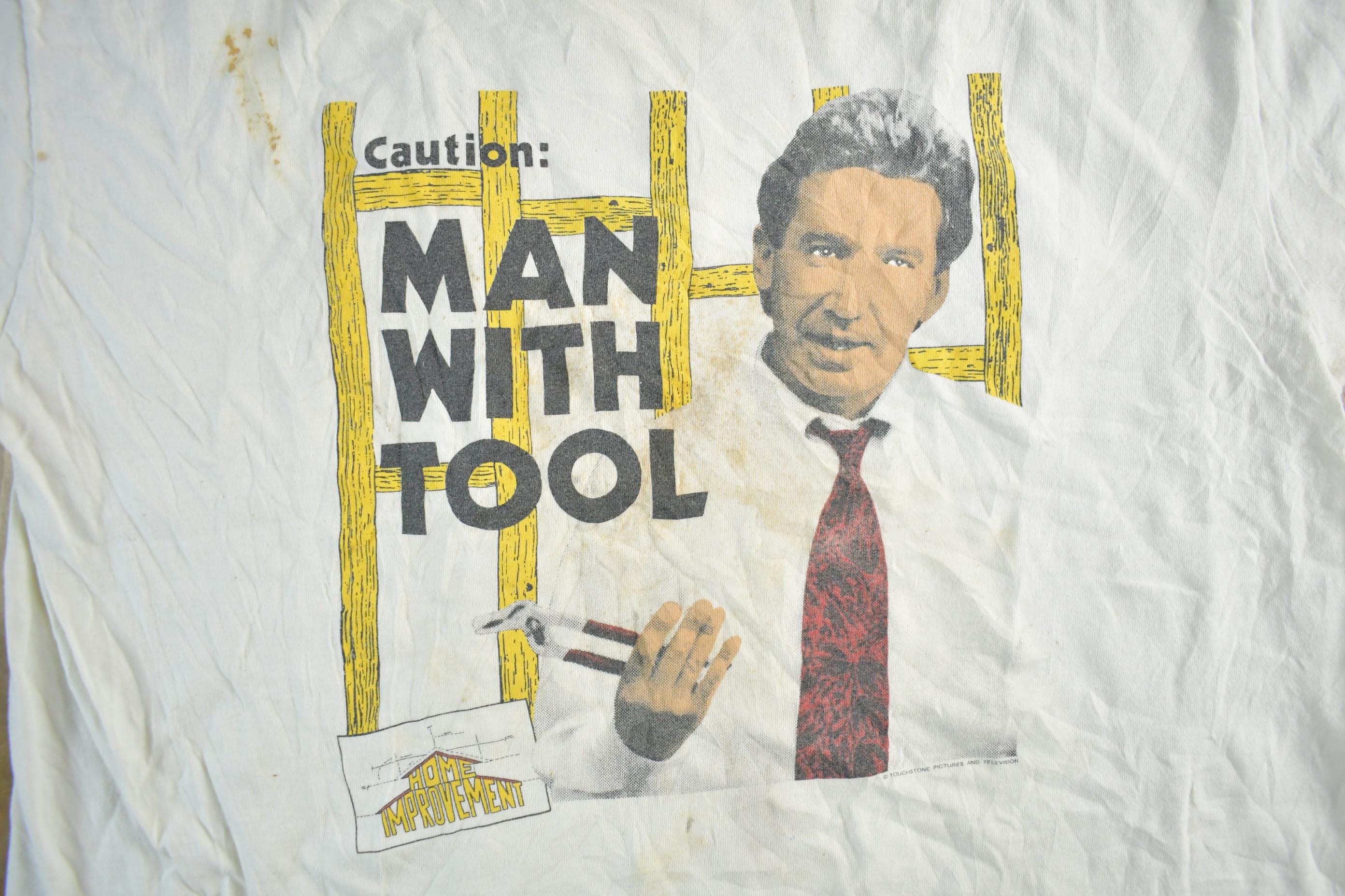 Vintage 1990's Stanley Desantis Home Improvement Graphic T-Shirt Men's XL