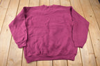 Vintage 1990s SC Embroidered Discus Athletic Crewneck Sweatshirt Made In USA Size L
