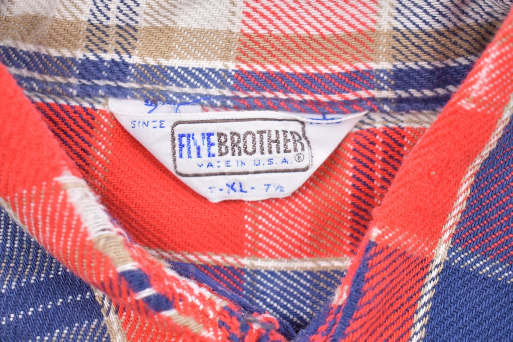 Vintage 1990s Five Brothers Distressed Button Up Shirt