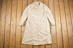 Vintage 1980s Light Trench Coat /