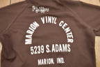 Vintage 1980s Marion Vinyl Center Chain Stitched Button Up Shirt