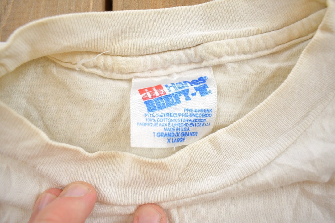 Vintage 1990s Hanauma Hawaii Souvenir Travel T Shirt Made In USA