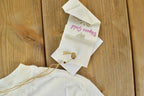 Deadstock Women Vintage Vigoss Gold Y2K Postage T-Shirt