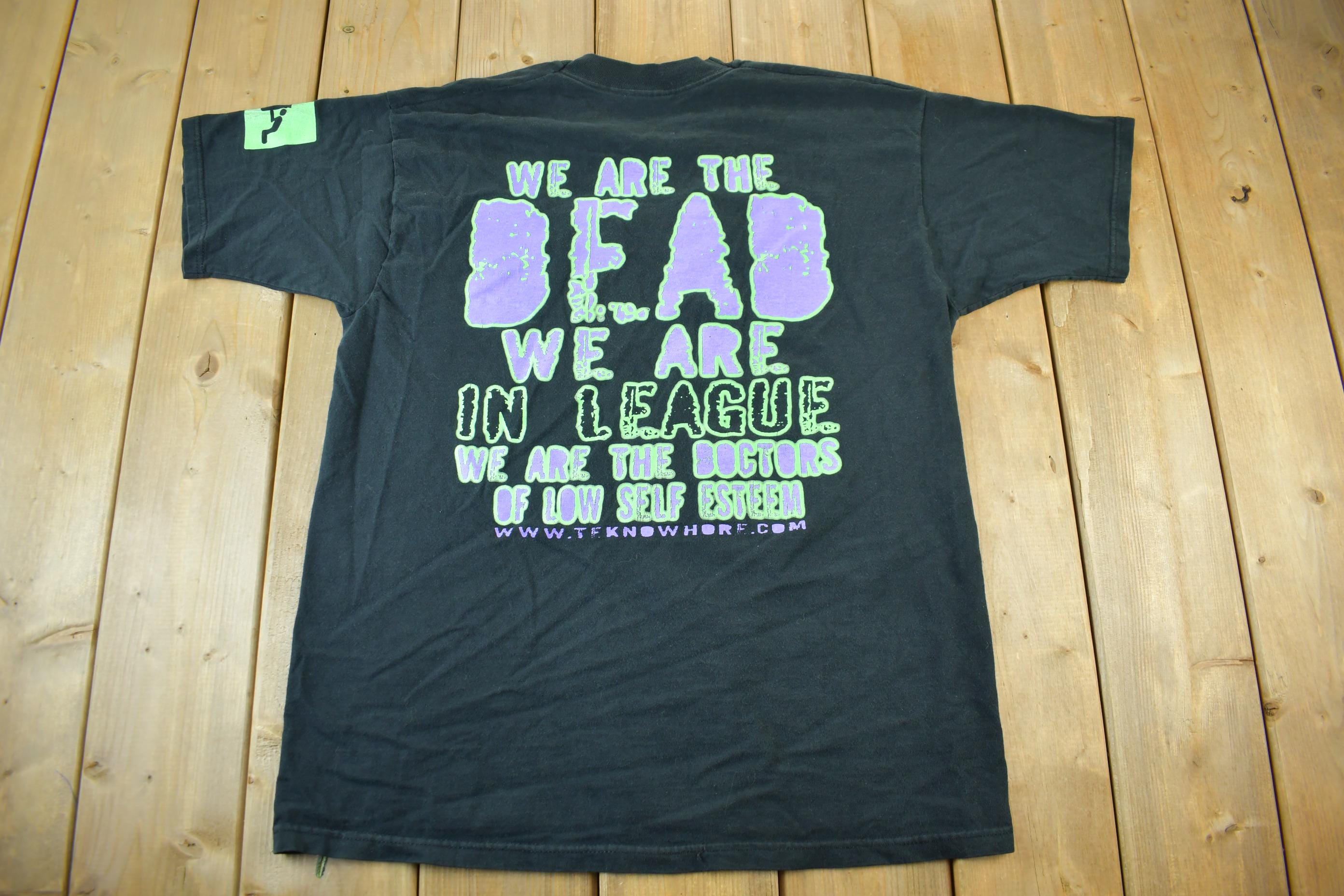 Vintage 1990s Bile Band T-Shirt Teknowhore Men's XL