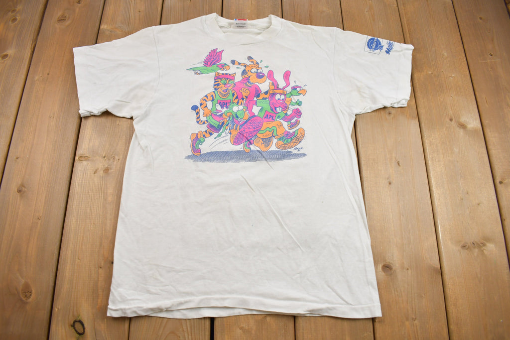 Vintage 1990s Animal Protective League Graphic T Shirt