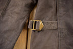 Vintage 1980s Select Clothing Waxed Leather Jacket
