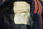 Vintage 1986 Canat H.S State Playoffs Leather & Wool Varsity 88 Captain Jacket Made In USA