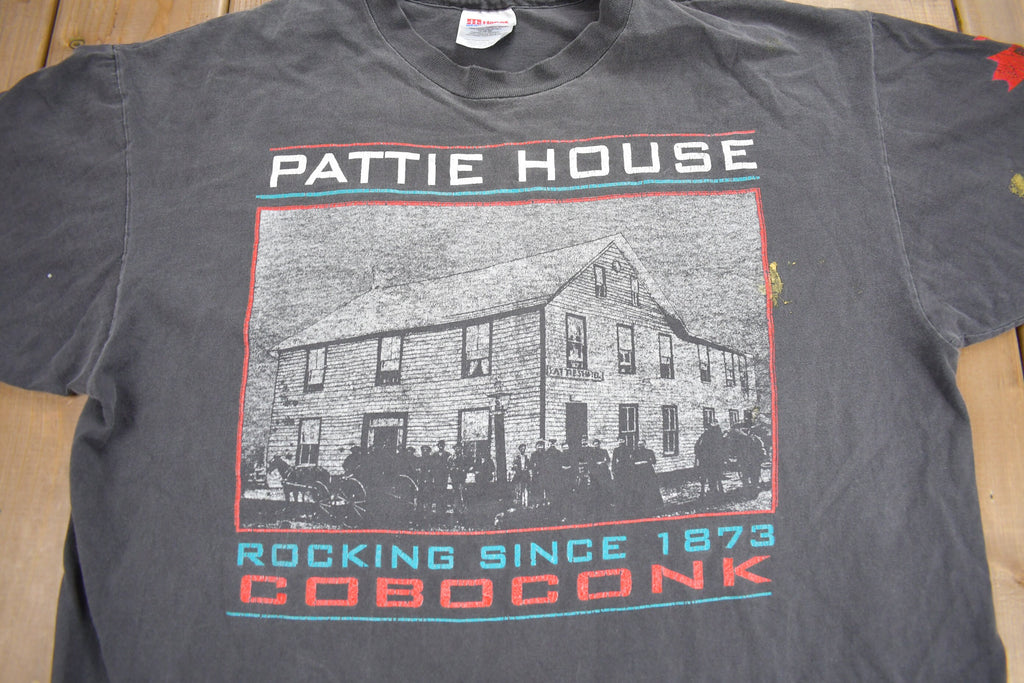 Vintage 1990s Pattie House Coboconk Graphic T Shirt