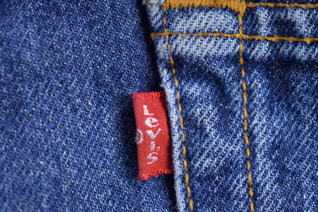 Vintage 1990s Levi's 501 Red Tab Denim Jeans Size 28 x 28