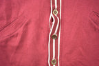 Vintage 1960s Blank Cardigan Sweater  Vintage Cardigan  Button Up  True Vintage  Burgundy  Made In USA