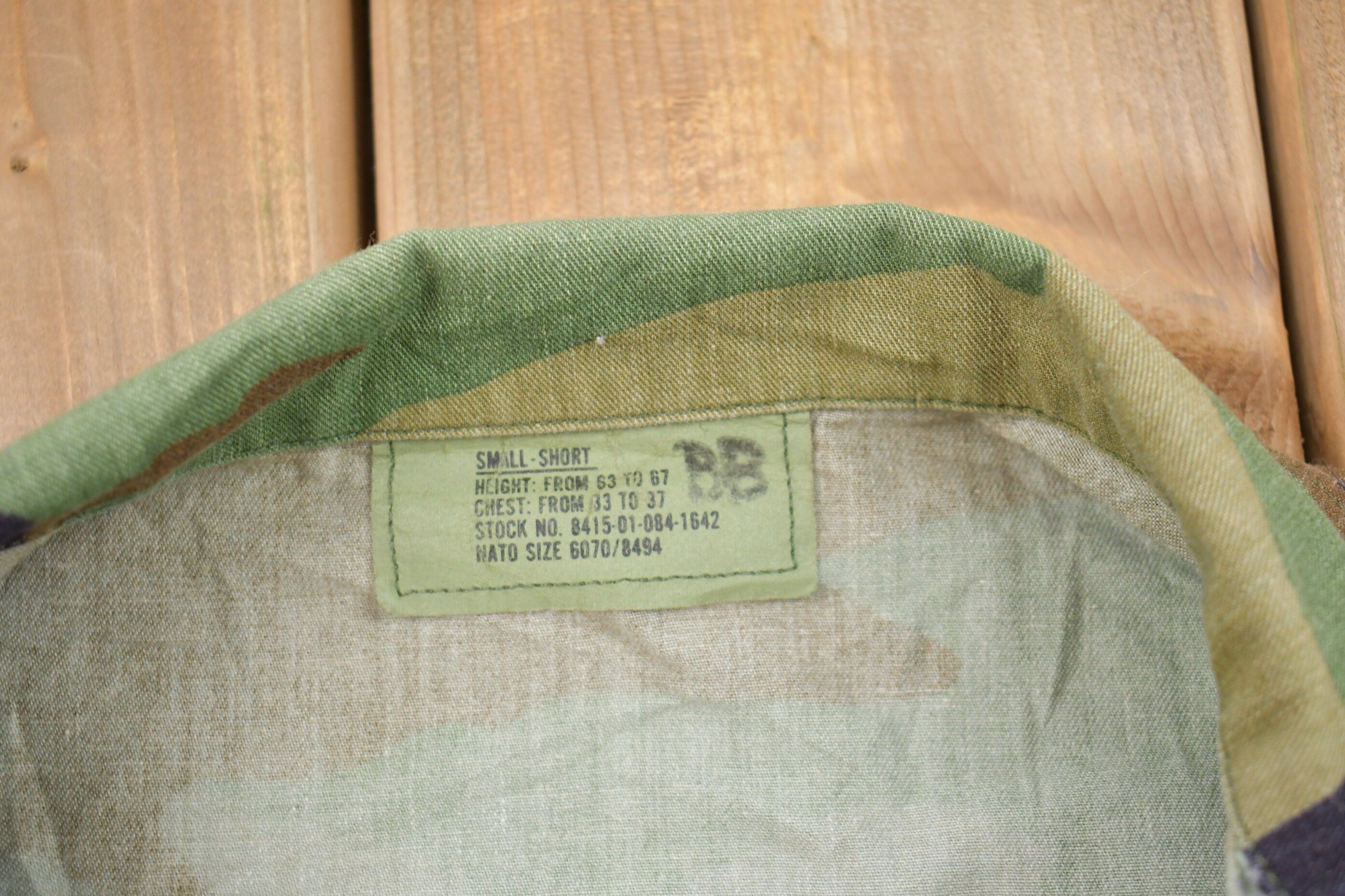 Vintage 2001 Military Camo Field Jacket