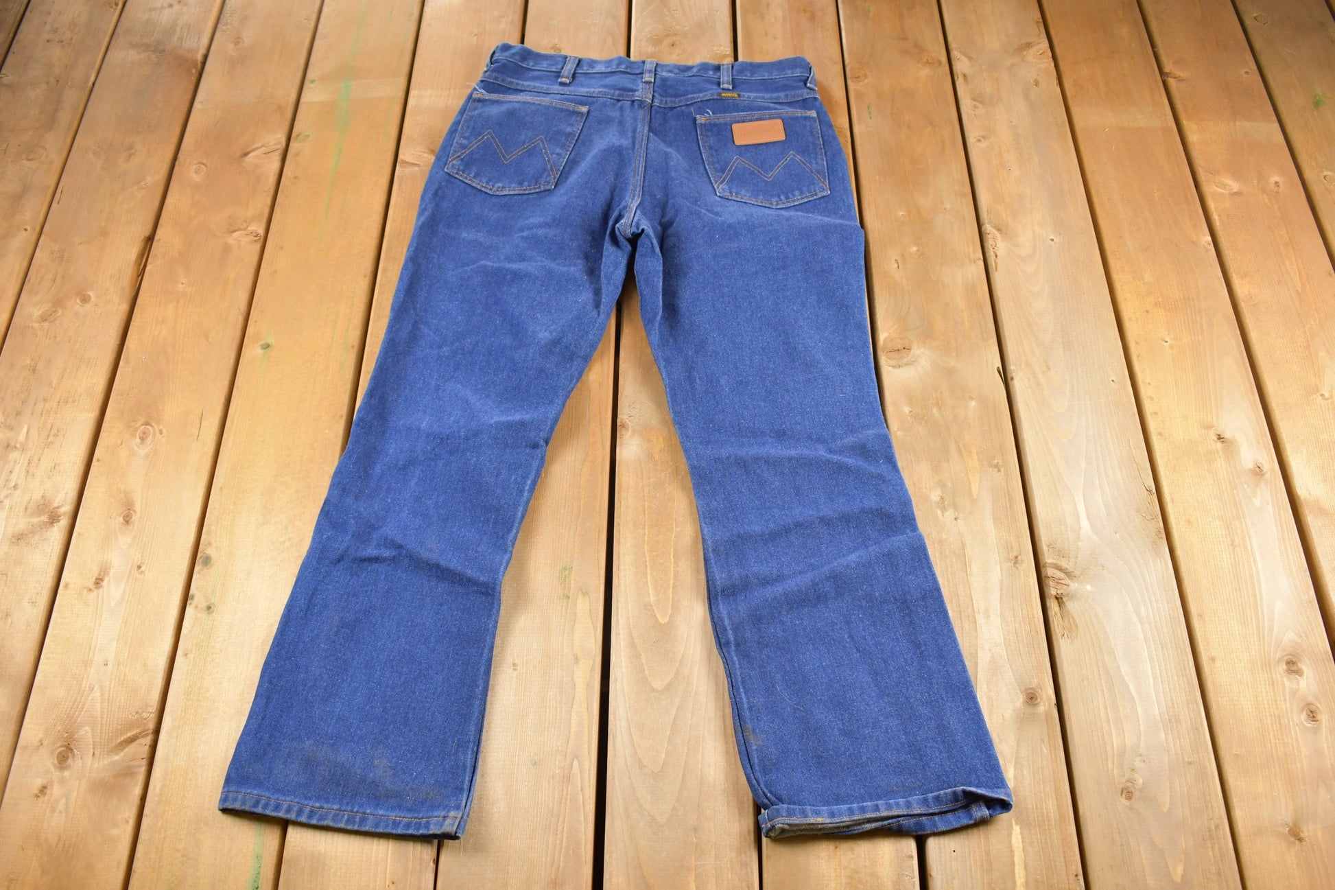 Vintage 1970s Maverick Denim Flared Jeans Size 33 x 29