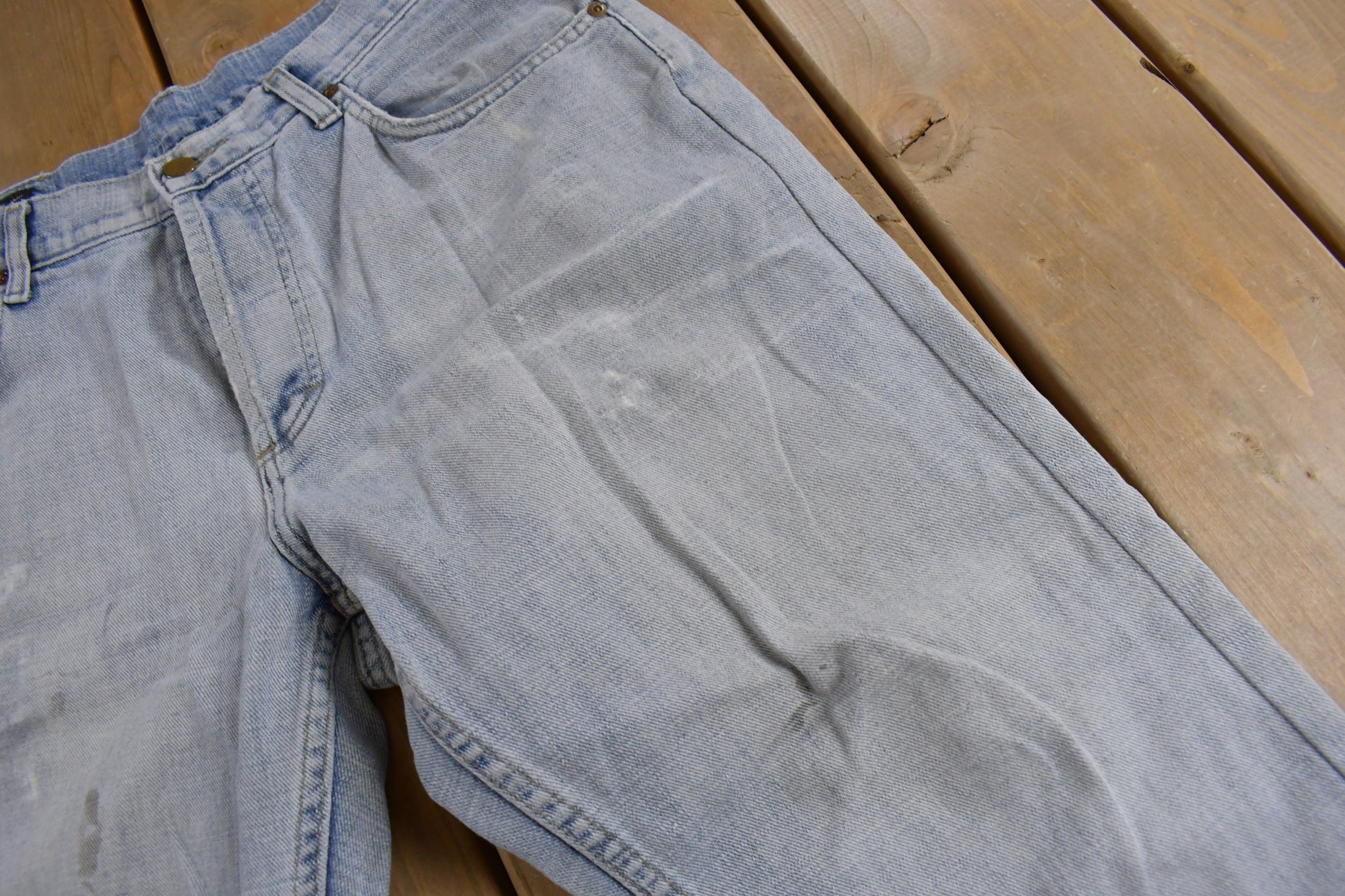 Vintage 1970s Lee Riders Sanforized Jeans Size 32 x 26