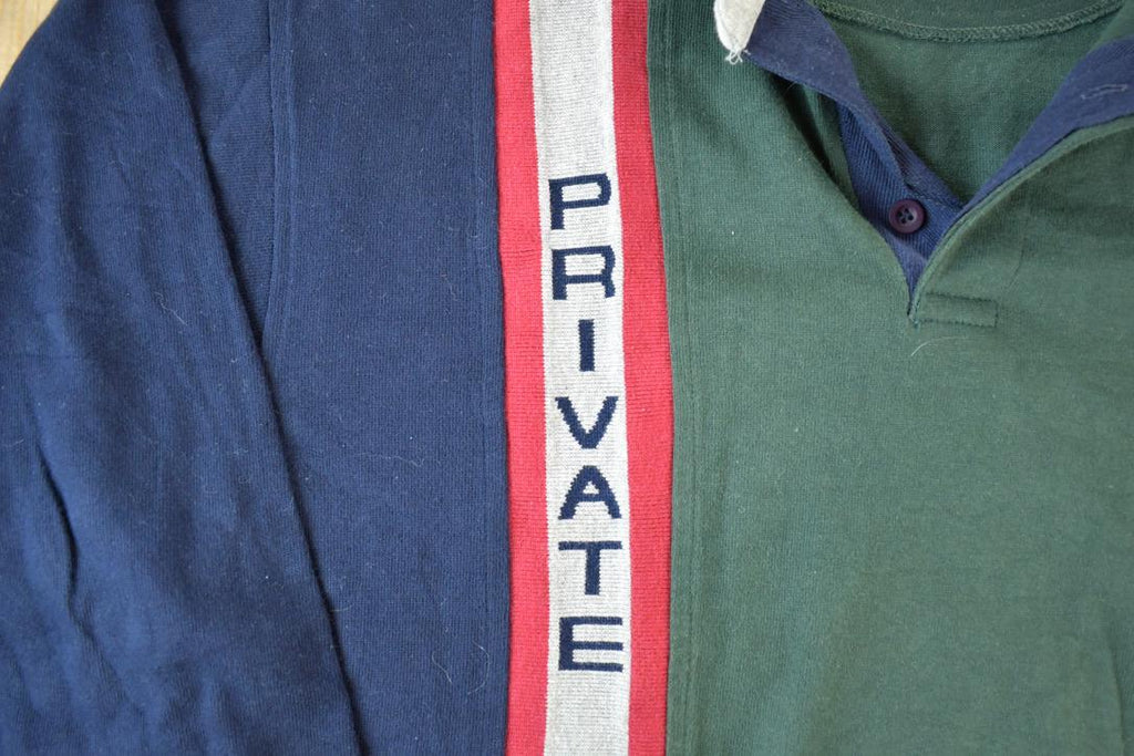 Vintage 1990s Private Sport Quarter Button Up Shirt