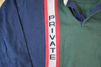 Vintage 1990s Private Sport Quarter Button Up Shirt