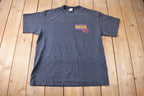 Vintage 1997 Holyfield Vs Tyson 2 MGM Grand Single Stitch Boxing Graphic T Shirt Made In USA Size XL