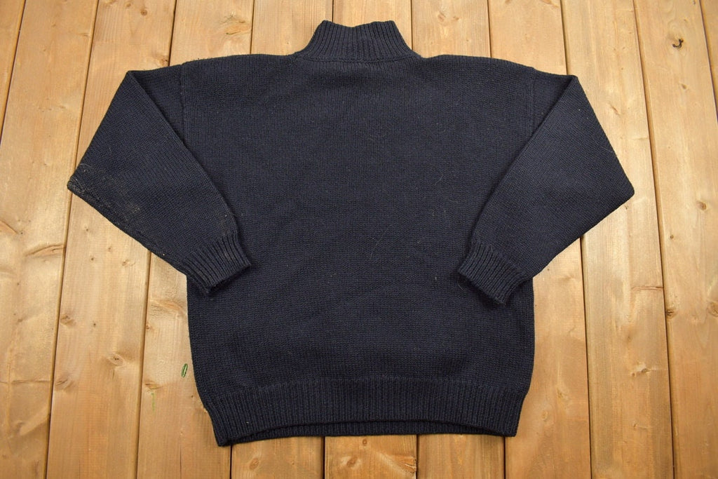 Vintage 1990's Jones New York Womens Floral Knit Sweater