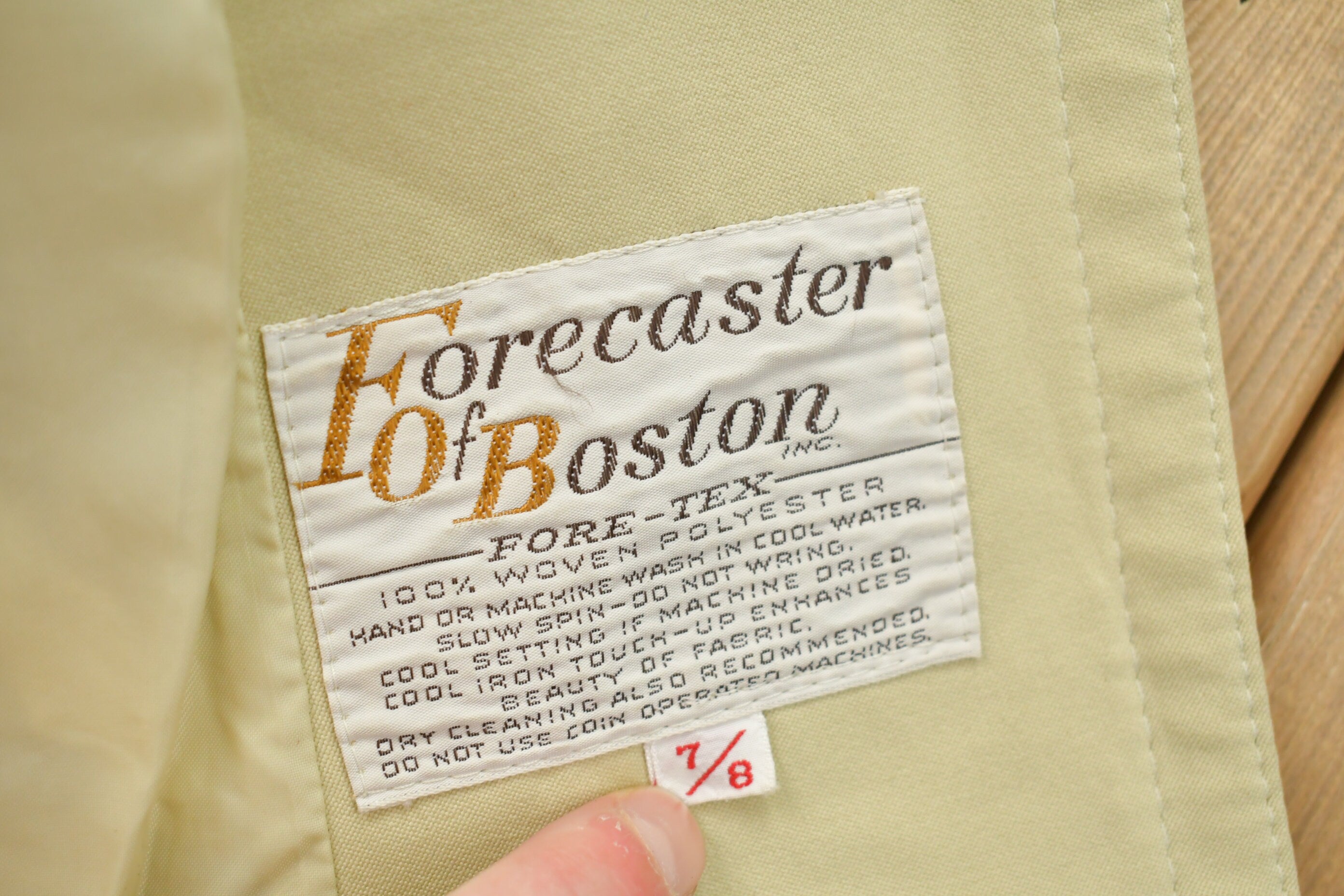 Vintage 1990s Forecaster Of Boston Overcoat Jacket