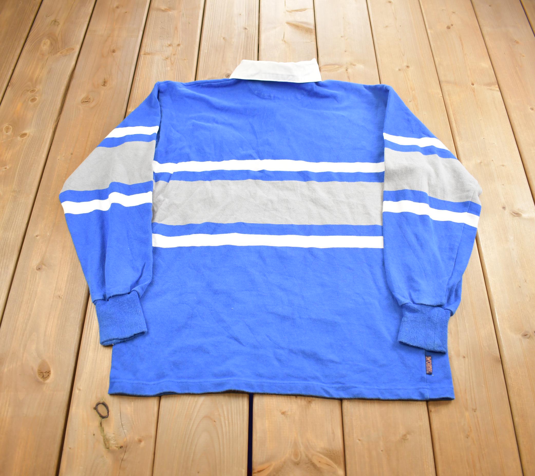 Vintage 1990s McCarthy Rugby Blank Button Up Shirt