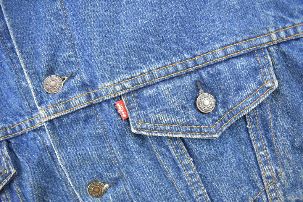 Vintage 1990s Levi's Blanket Lined Jean Jacket