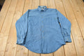 Vintage 1990s Northern Spirit Single Needle Blank Button Up Shirt