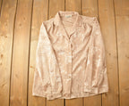 Vintage 1990s Thats What! Floral Button Up Shirt