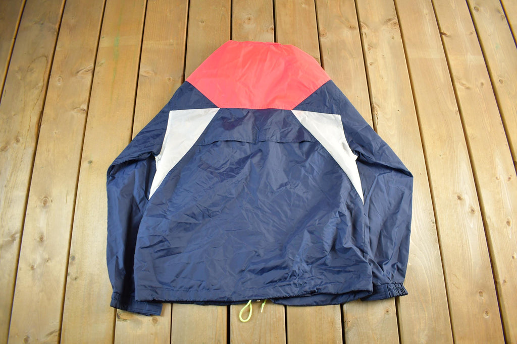 Vintage 1990s Brooks Embroidered Windbreaker Jacket Men's Large