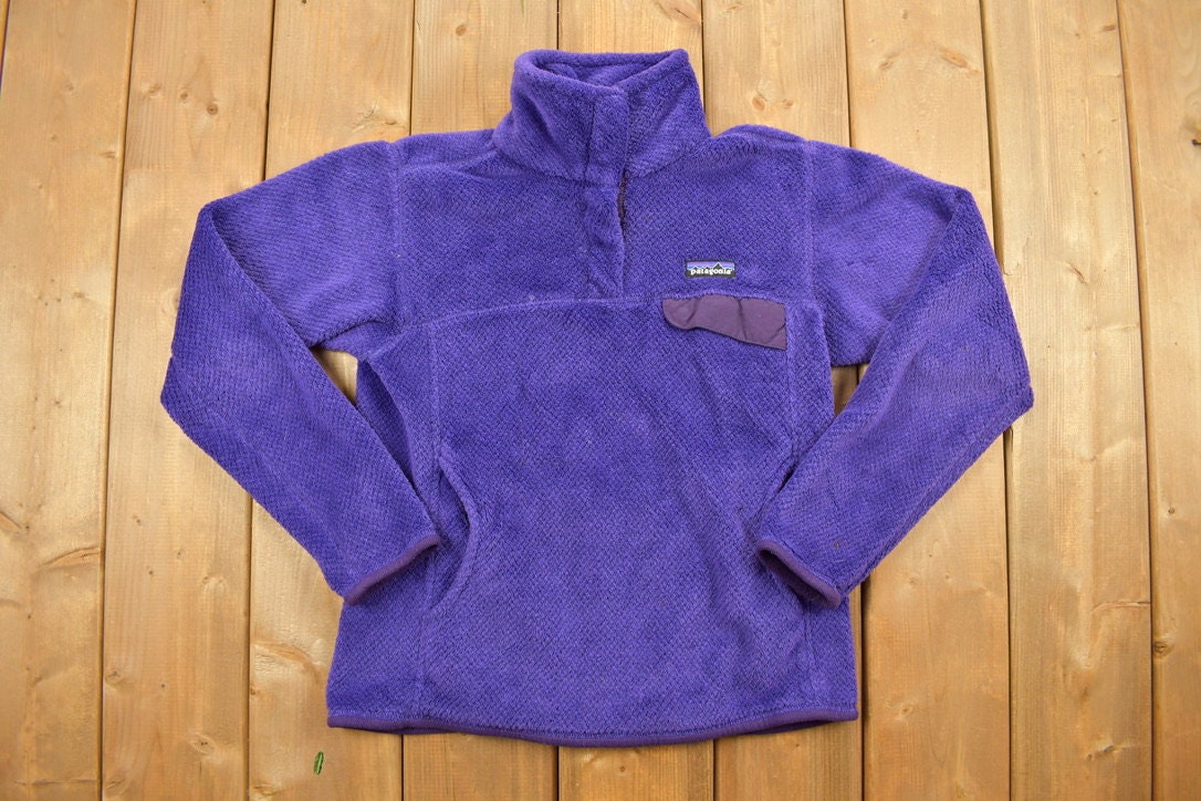 Vintage 1990s Patagonia Outdoor Quarter Button Snap Fleece