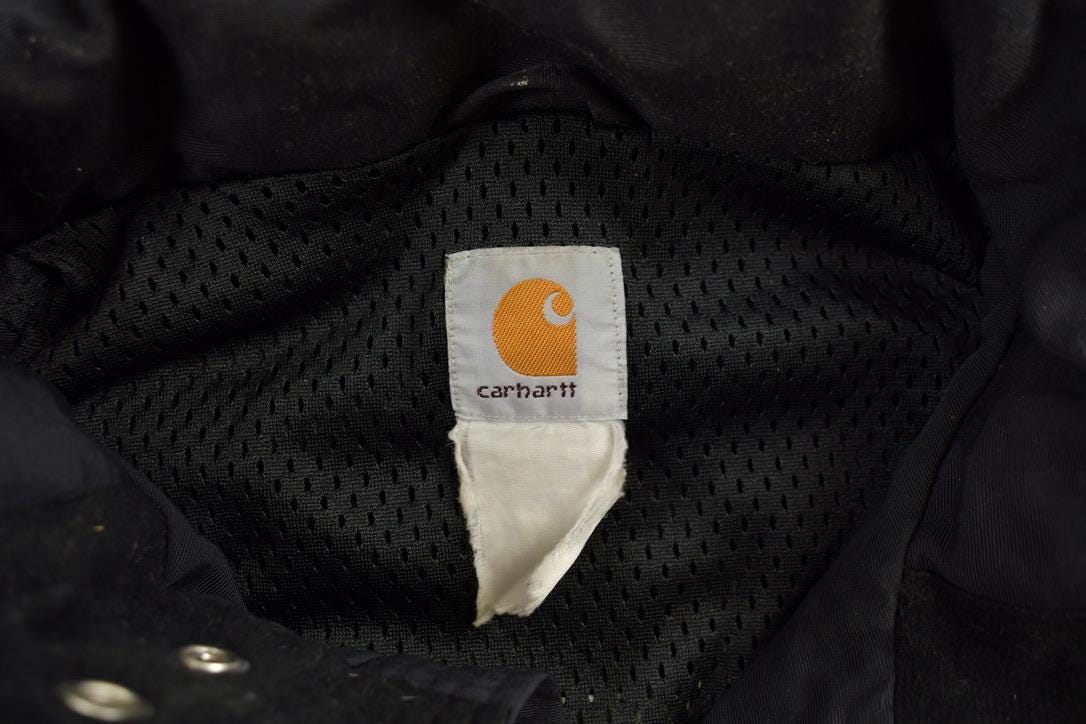 Vintage 1990s Carhartt Mesh Lined Windbreaker Distressed Jacket