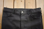 Vintage 1980s Lee Black Slacks Made In USA Size 38x32