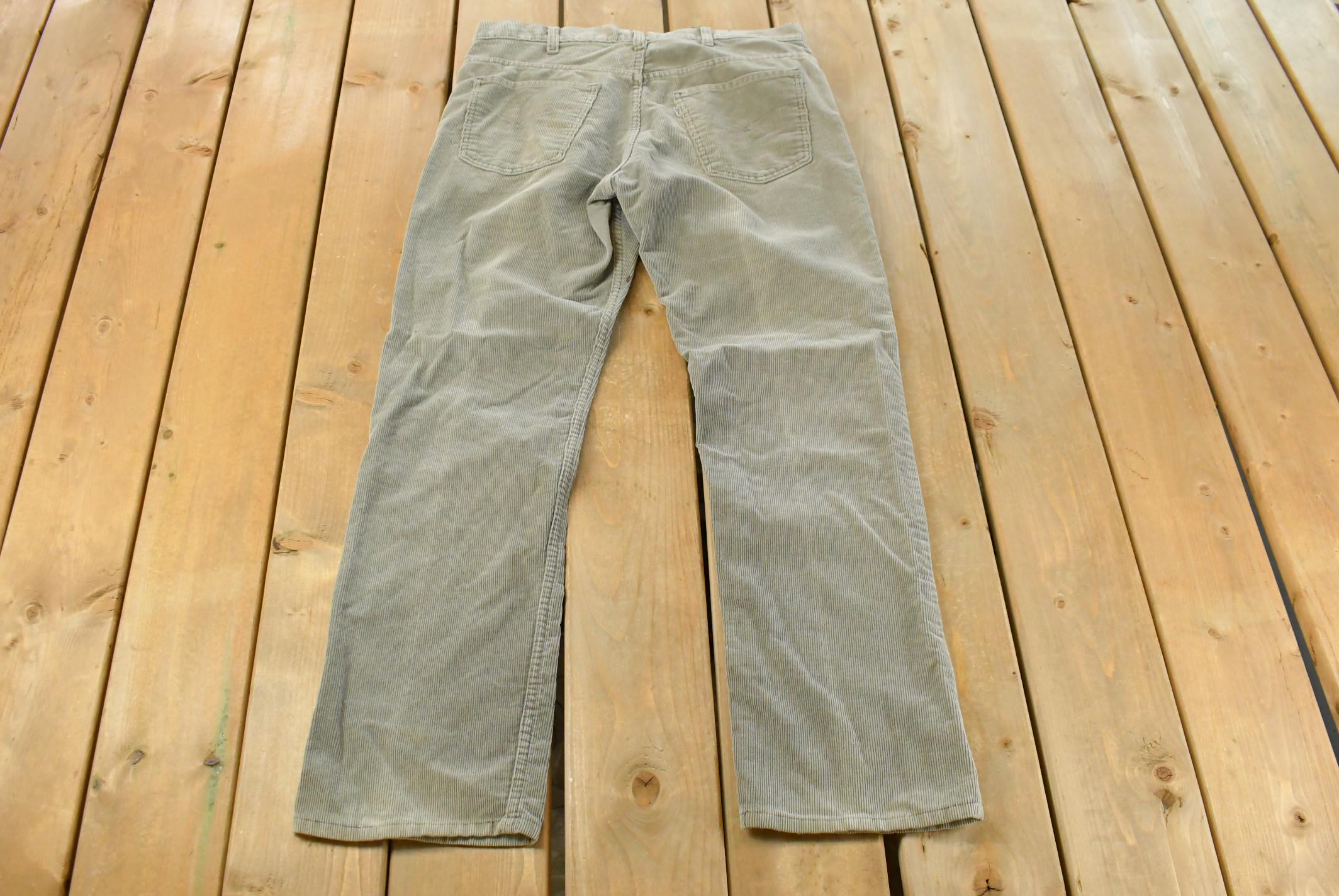 Vintage 1970s Levi's Bell Bottom Corduroy Flare Pants Men's 34 x 32