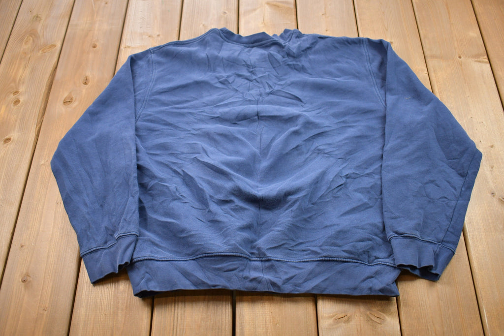 Vintage 1990s Nike Mini Swoosh Embroidered Crewneck Sweatshirt
