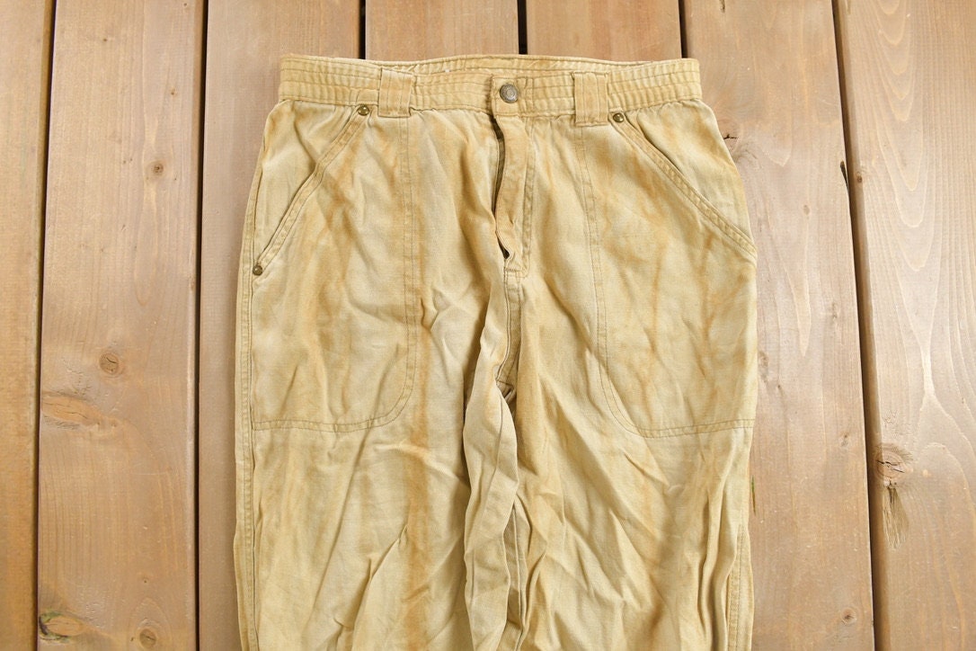 Vintage 1990s Bugle Boy Distressed Pants Size 29 x 25.5