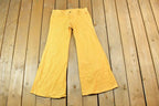 Vintage 1960s Yellow Bell Bottom Jeans
