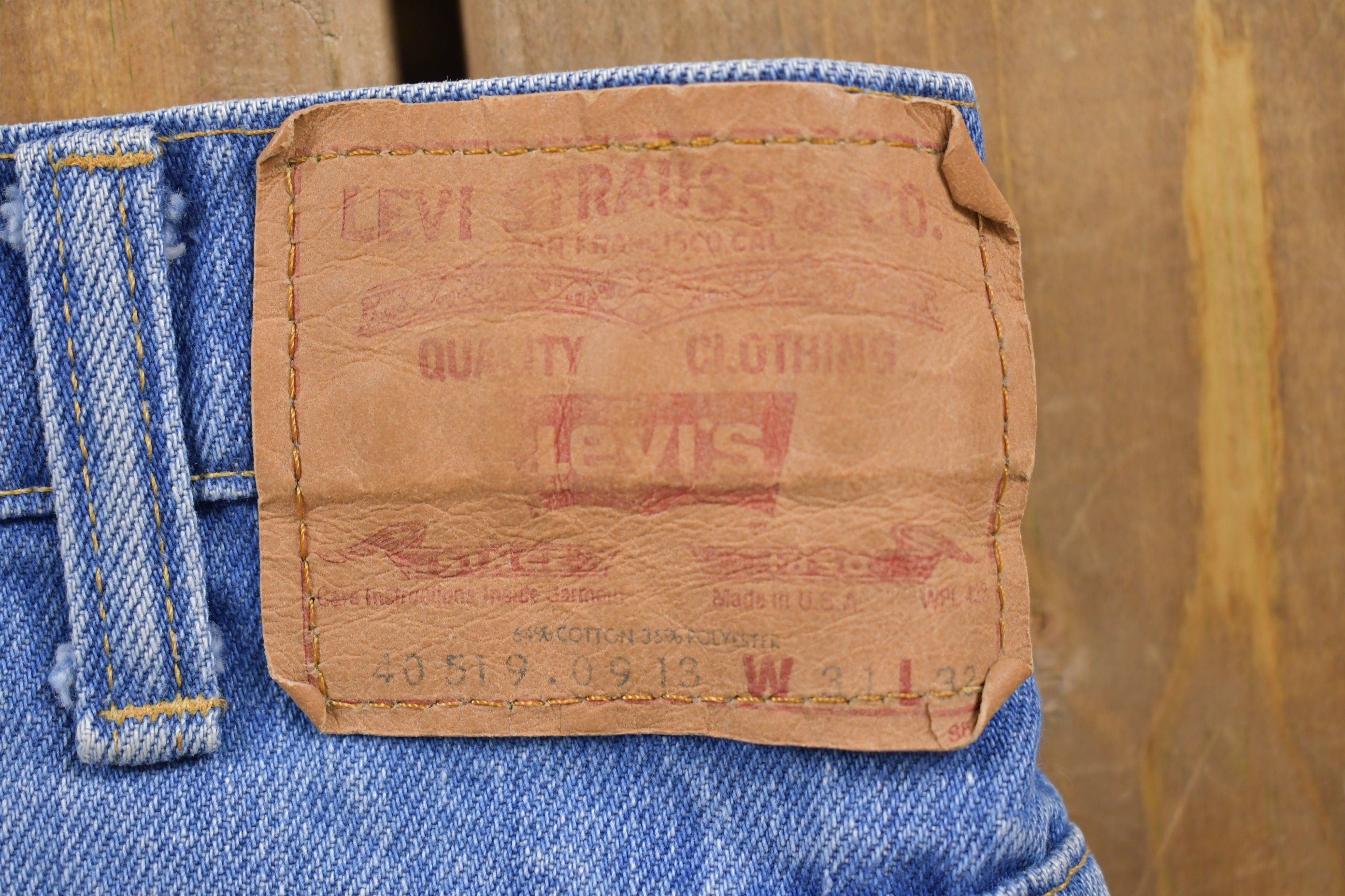 Vintage 1990s Levi's Orange Tab Jean Shorts