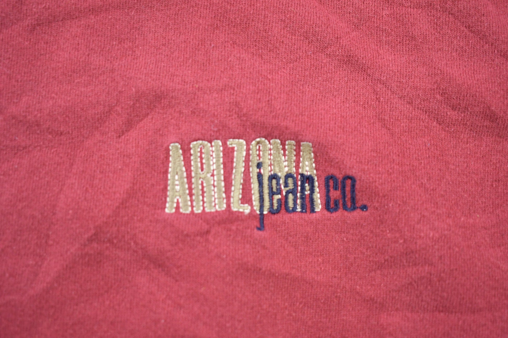 Vintage 1990s Arizona Jean Co. Crewneck Sweatshirt / 90s Crewneck / Made In USA / Streetwear / Embroidered / Arizona Crewneck