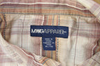 Vintage 1990s Western Plaid Button Up Shirt