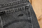 Vintage 1980s Chic Black Wash Relaxed Fit Tapered Leg Mom Jeans