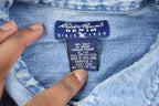 Vintage 1990s Eddie Bauer Denim Button Up Shirt