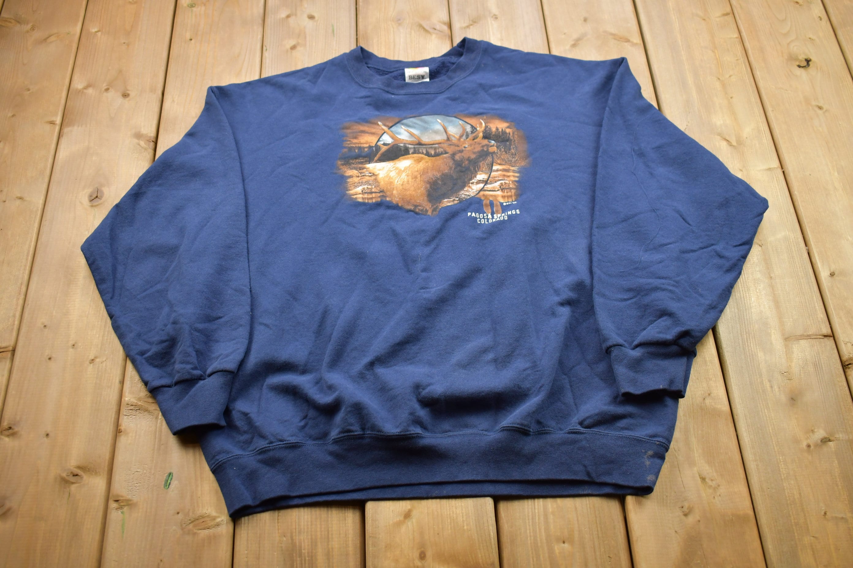 Vintage 1990s Pagosa Springs Colorado Crewneck Sweatshirt